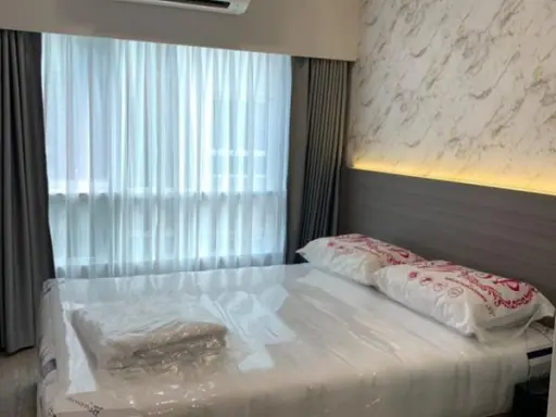 Condo Regent Home Sukhumvit 97/1, 6th floor, fully furnished, convenient transportation, near bts, there is a washing machine. Come first come first served