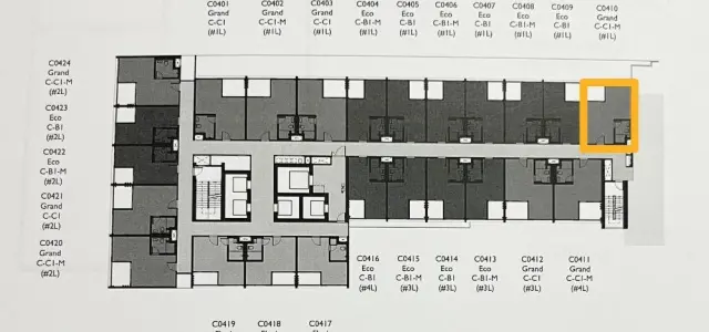 ขายดาวน์ แลนด์มาร์ค แอท แกรนด์ สเตชั่น เป็นห้องแบบ 2-Bed Duplex ชั้น 4 (Pet Lover) ห้องมุม วิวสวย ต้องจอง images