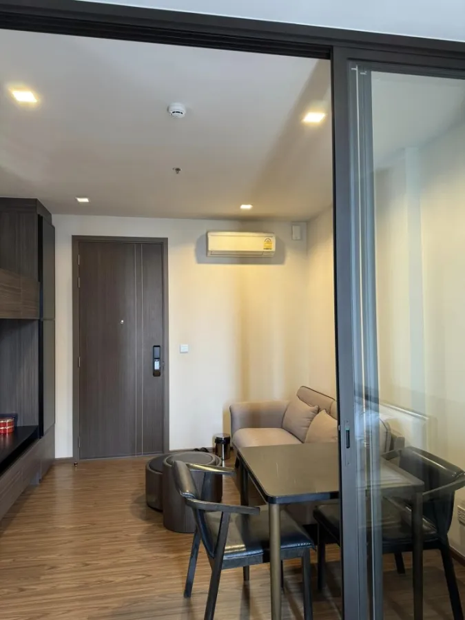 Condo for sale, The Line Sukhumvit 71, fully furnished, closed kitchen, good location, near BTS Phra Khanong.