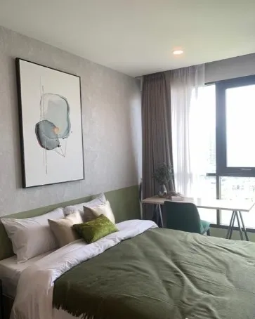 For rent: Knightsbridge Collage Sukhumvit 107, 21st floor, fully furnished room, nice to live in. Hurry and reserve now, don't miss it.