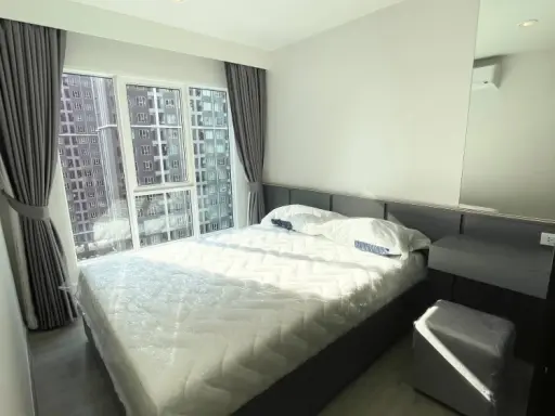 ให้เช่า Regent Home Bangna วิวสระว่ายน้ำ เครื่องใช้ไฟฟ้าครบ พร้อมอยู่
