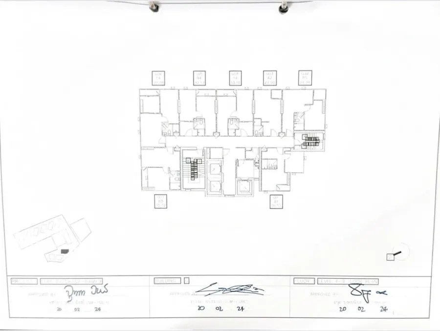 ขายดาวน์ COBE รัชดา-พระราม 9 ห้องมุม 1 Bedroom Plus ขนาด 39.38 ตร.ม. พร้อม Build-in Furniture จากโครงการ จองเลย