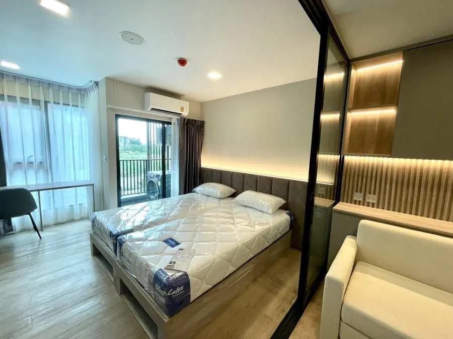 For rent, Kev TU, 4th floor, Garden View, separate room. with full electrical appliances Reserve now.