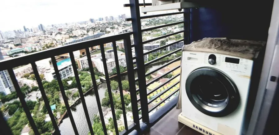 Condo for rent, The Base Sukhumvit 77, high floor, beautiful view, ready to move in, convenient transportation, near shopping areas, don't miss it!