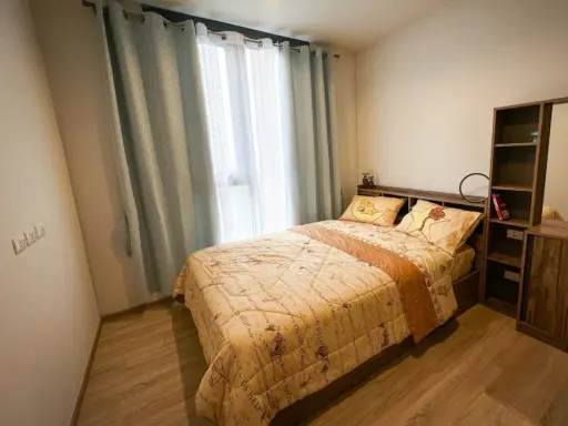 For rent THE BASE Garden Rama 9 ห้องแต่งน่าอยู่ ชั้น 18 ได้วิวสูง พร้อมสิ่งอำนวยความสะดวกครบอย่าพลาด