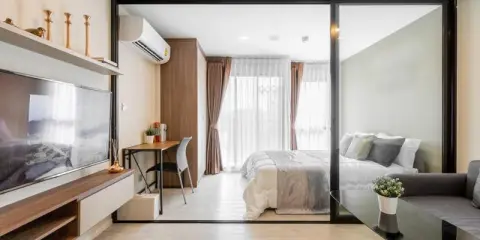 สวยม๊ากกก แต่งห้องได้เริ่ศสุดๆ ให้เช่า เคฟ คอนโด ตึก C ชั้น 3 น่าอยู่จริงๆ ใครชอบอยู่ห้องสวยๆ รีบเลย