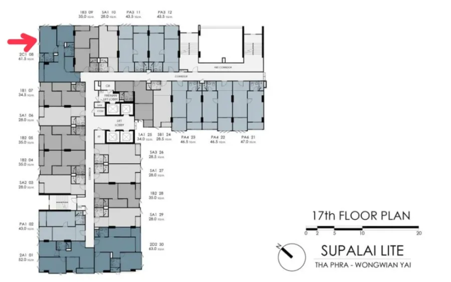 ขาย Supalai Lite Thaphra - Wongwian Yai 2 ห้องนอน พื้นที่ใช้สอยเยอะ สิ่งอำนวยความสะดวกครบครัน จองด่วน