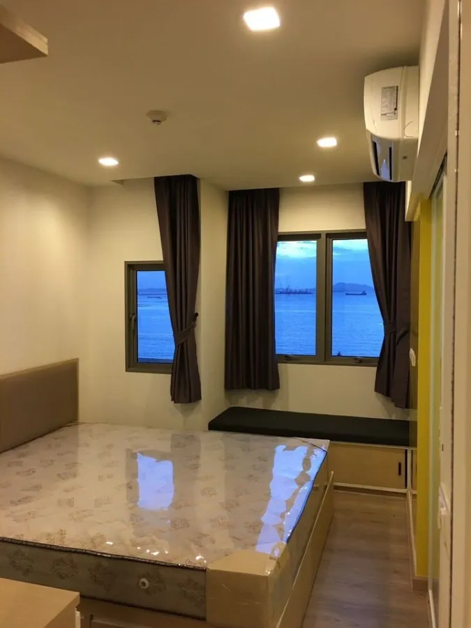 For sale or rent, Sunrisa, 7th floor, very beautiful sea view. Complete with electrical appliances If you don't reserve, you'll miss a lot.