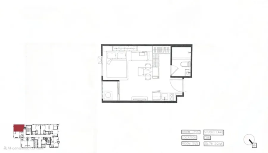 Selling down payment COBE Ratchada Rama 9, 17th floor, good project, great location, reserve now, don't wait.
