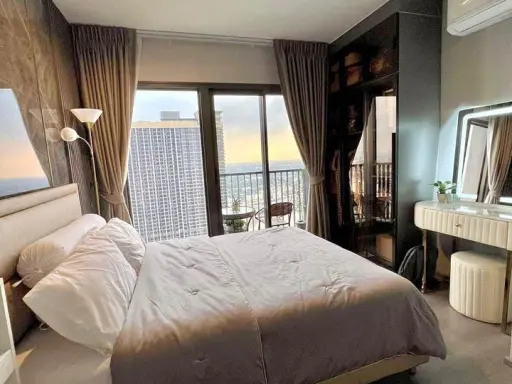 For rent The Politan Aqua ชั้นสูง วิวแม่น้ำสวยแจ่ม ห้องตกแต่ง Buit-In ครบชุด รีบจับจองก่อนพลาดจร้า
