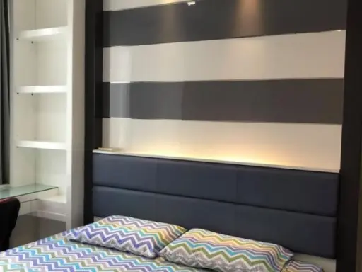 For rent คอนโด นายน์ บาย แสนสิริ ผนังติดวอล เตียง king size ใหญ่นอนสบายสุดๆ จองแล้วจะไม่เสียใจ images