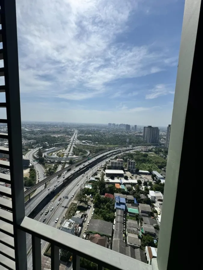 Condo for rent, Elio Sathorn-Wutthakat, studio room, 36th floor, city view, decorated in minimalist style, don't wait.