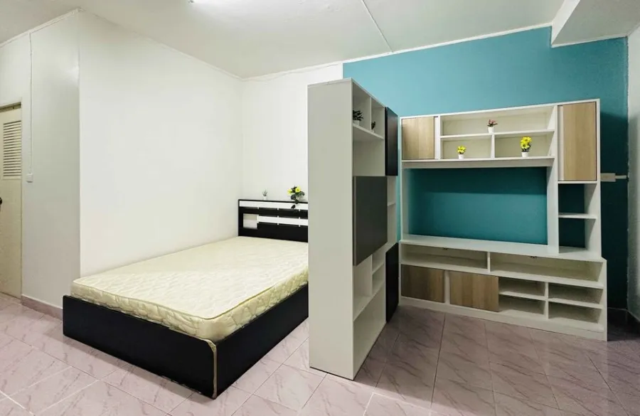 For sale, for rent, Ratchada Prestige Lat Phrao 48, pool view, STUDIO room, low price, easy on the wallet, reserve now.