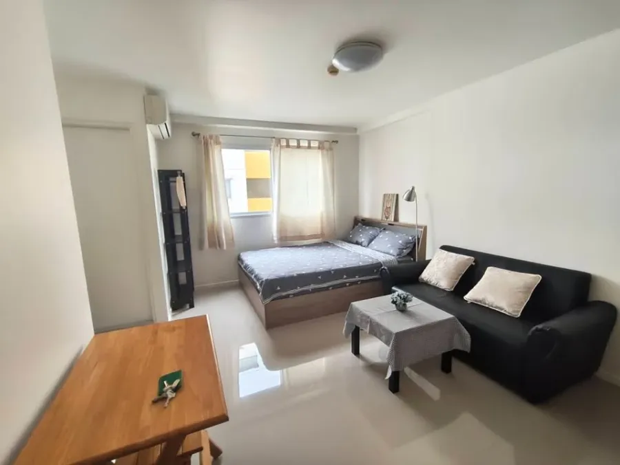 For rent: Lumpini Condo Town, Chonburi - Sukhumvit, Building B4, 6th floor, good location, garden view, not hot afternoon sun, complete electrical app
