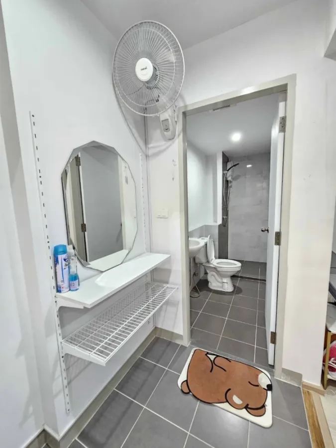 For rent: The Kit Rangsit-Tiwanon, 3rd floor, fully furnished, comfortable, book now, don't miss out.