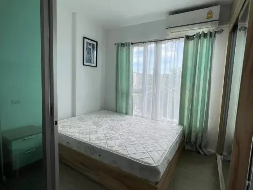 ให้เช่า Happy Condo Donmuang The Terminal ห้องน่าอยู่ มาพร้อมเฟอร์นิเจอร์บิ้วอินลายไม้ ทำเลดี ห้ามพลาด