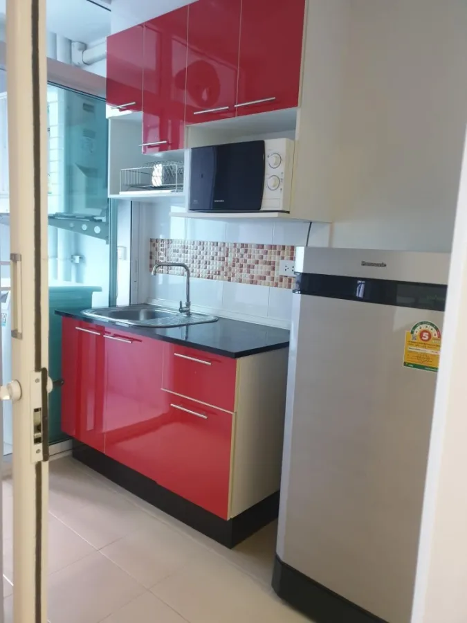 For rent, Plum Condo, Phahonyothin 89, Phase 5, 3rd floor, fully furnished, ready to move in, just bring one bag.