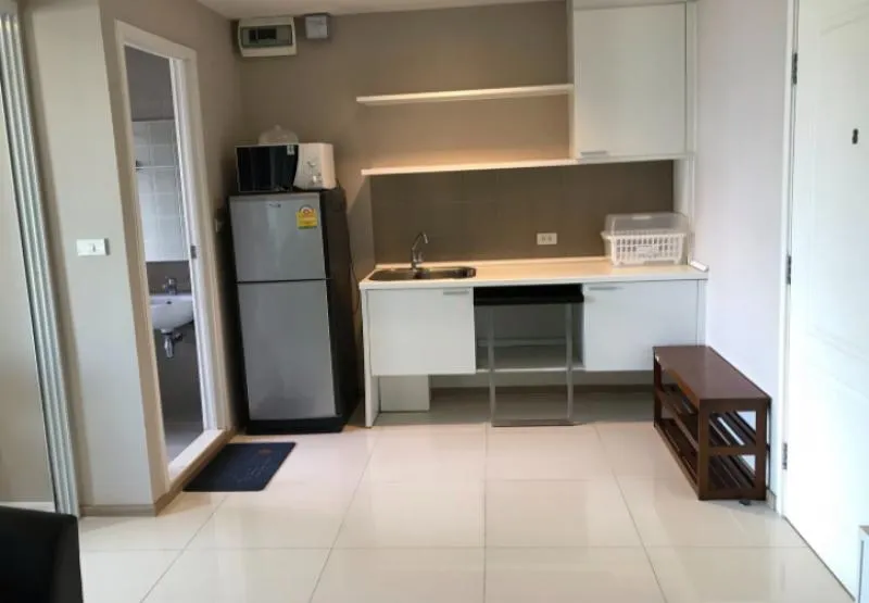 Condo for rent, Fuse Mobius Ramkhamhaeng Station, high floor, quiet sound, near Airport Link, convenient transportation, hurry!