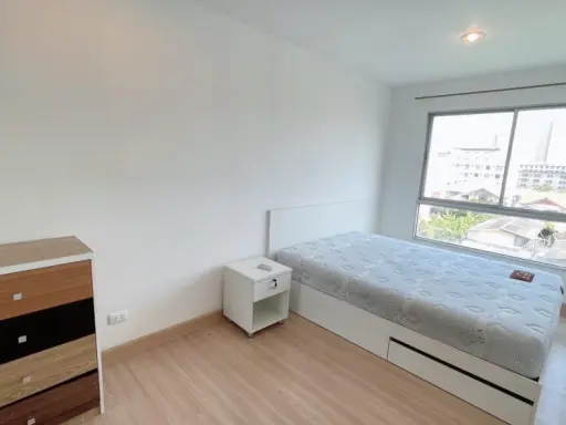 For sale: The Kith Plus Nawamin, Building A, 5th floor, has a built-in kitchen set with full amenities, very worth booking.