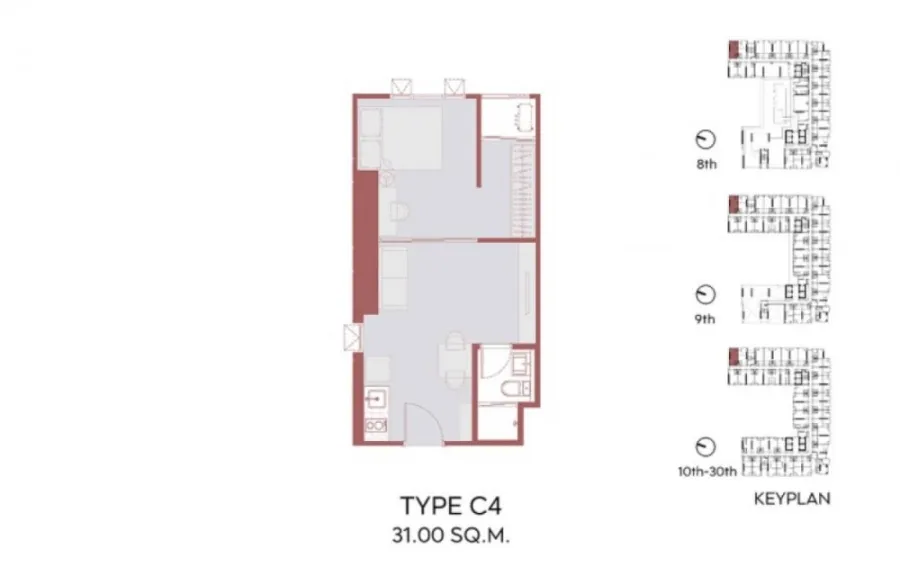 ขายดาวน์ Aspire Sukhumvit - Rama 4 ชั้น 10 ทำเลดี โครงการสุดปัง สนใจรีบจองเลย ด่วนๆ