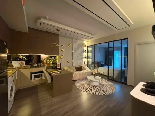 For rent: Ideo Chula Samyan. Spacious room with perfect functionality. Beautifully decorated and fully furnished, ready to move in.
