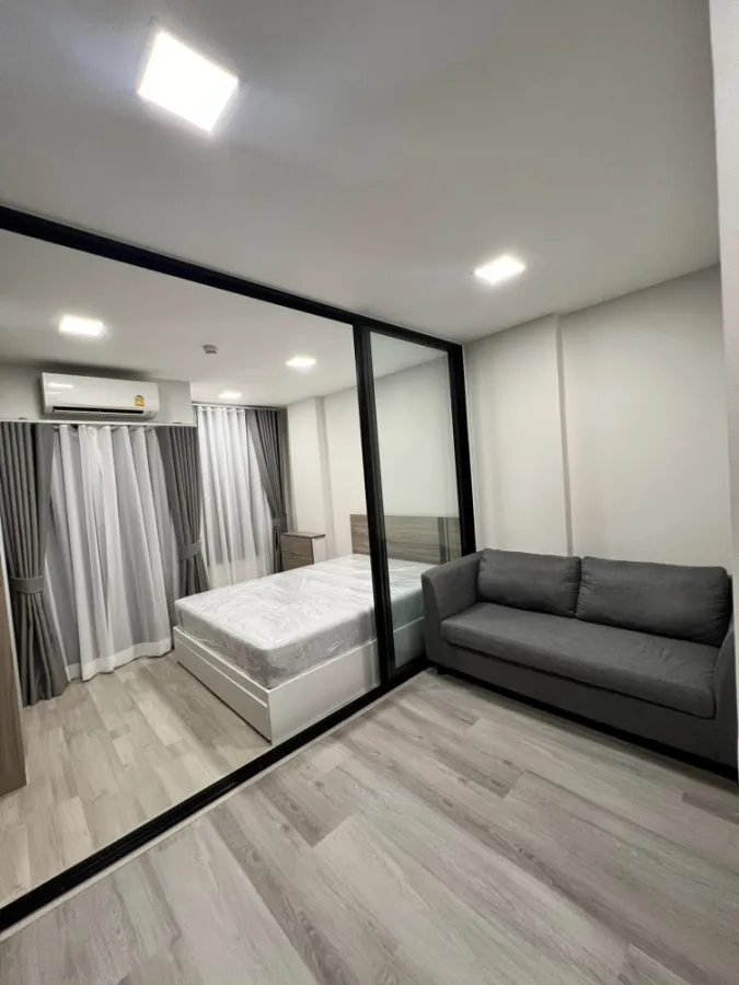 For sale, for rent, Plum Condo Saphan Mai Station, 2nd floor, Private zone, no room opposite, plus very comfortable, book now.