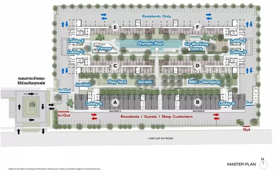 Selling down payment New Cross Khu Khot Station, Building C, 3rd floor, nice project, great location, interested in owning it, reserve quickly.