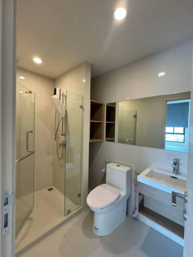 For rent: New Noble Fai Chai - Wang Lang, 15th floor, closed kitchen, complete with furniture and electrical appliances. Book now.