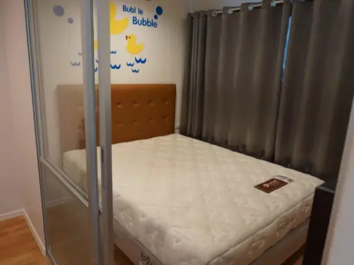 Condo for rent, Lumpini Park Nawamin-Sriburapha, clean room, fully furnished, excellent location, near BTS, hurry to reserve