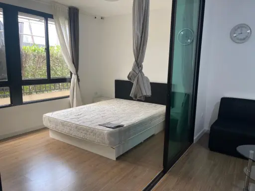 For sale: I Condo Salaya Phase 2, decorated and ready to move in. Fully furnished The room is divided into proportions. Don't miss it, reserve now.