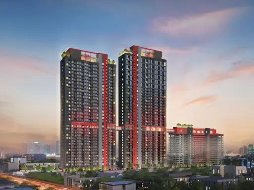 Selling down payment, Aspire Huai Khwang, 11th floor, spacious room, good location, convenient travel, if you don't book, you'll miss out.