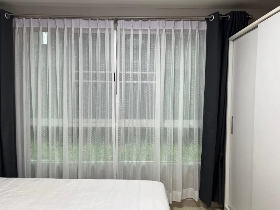 Urgent sale, D Condo On Nut Rama 9, 1st floor, wide room, very good price.