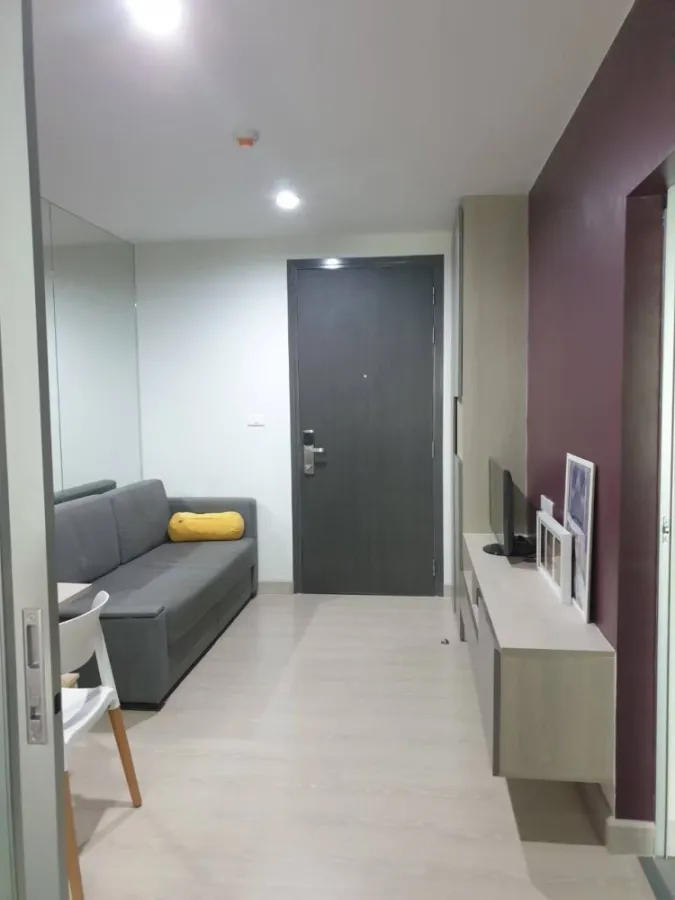For sale, for rent!! Niche ID Sukhumvit 113 condo, beautifully decorated, fully furnished, ready to move in, good price, hurry and book now!!