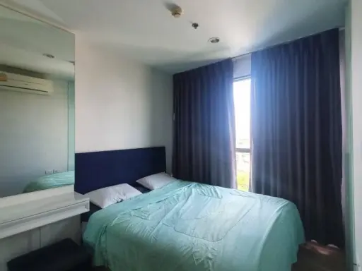 For rent, The Base Chaengwattana, Building B, 11th floor, Klang-dee height, fully furnished, ready to move in. Interested, hurry to reserve now.