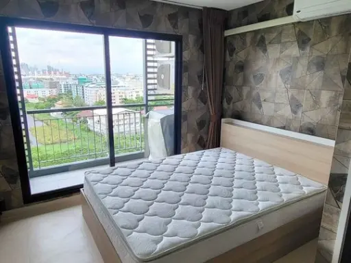 Condo for sale, rent, Knightsbridge Sukhumvit 107, Duplex room with wallpaper around the room, high floor, good view, hurry to book images