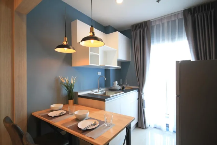 For sale: Dcon prime Ratchaphruek, 2.60 meter high ceiling, room on the 26th floor, very high, view of the Chao Phraya River, hurry and book now.
