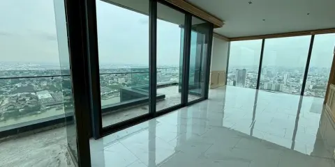 ขาย Canapaya Residence ห้อง Penthouse Rare Unit พร้อมวิวแม่น้ำเจ้าพระยาแบบ Panorama เต็มสายตา รีบจองเลย