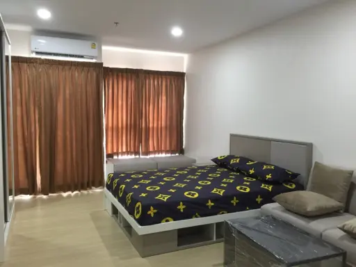 For rent, Supalai Veranda, Phasi Charoen Station, 8th floor, new room with furniture and electrical appliances. images