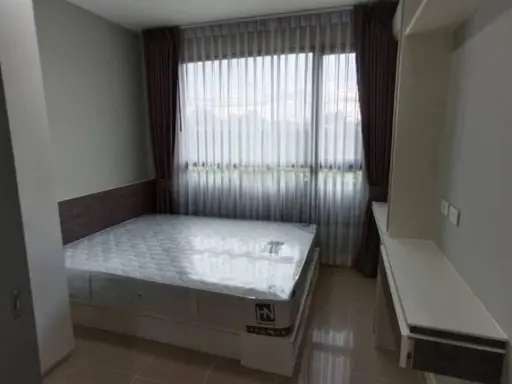 Stylish condo for rent @ Sukhumvit-Bangna, 1st floor, suitable for people who don't like taking elevators, good price, reserve quickly.