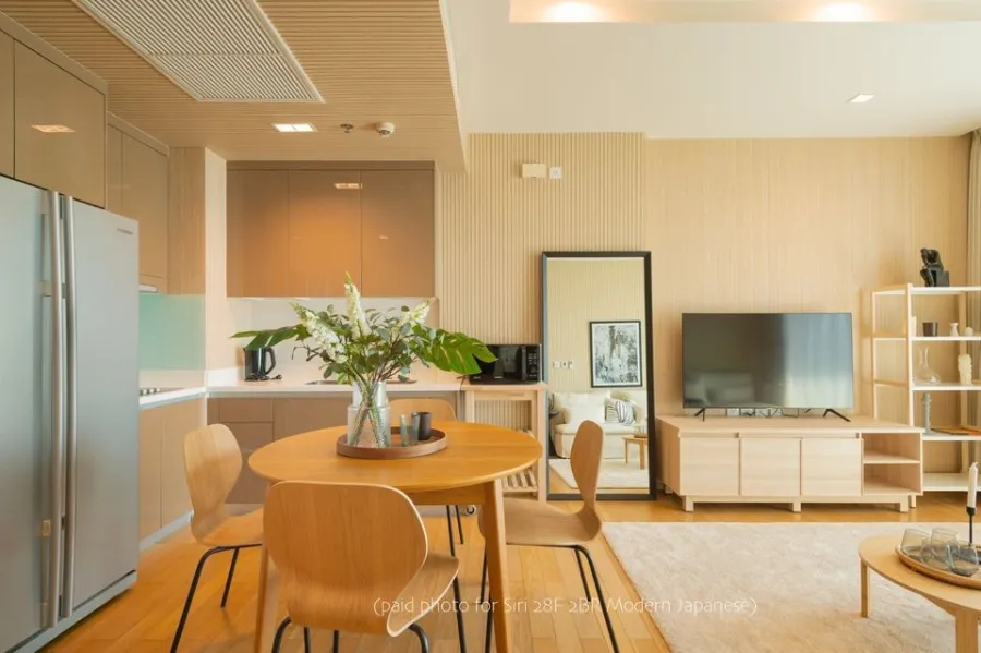 For sale or rent Siri @ Sukhumvit, high floor, southern river view. Modern Japanese style room. Don't wait.