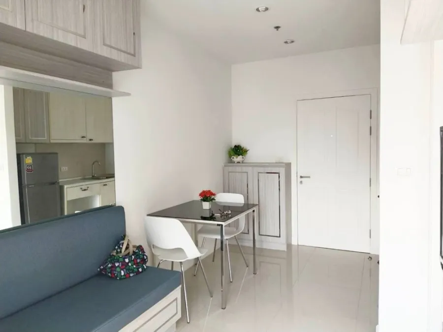 Condo for rent, Manor Sanambinnam, Building A, 16th floor, river view, decorated in minimal style Hurry up to reserve before you miss it.