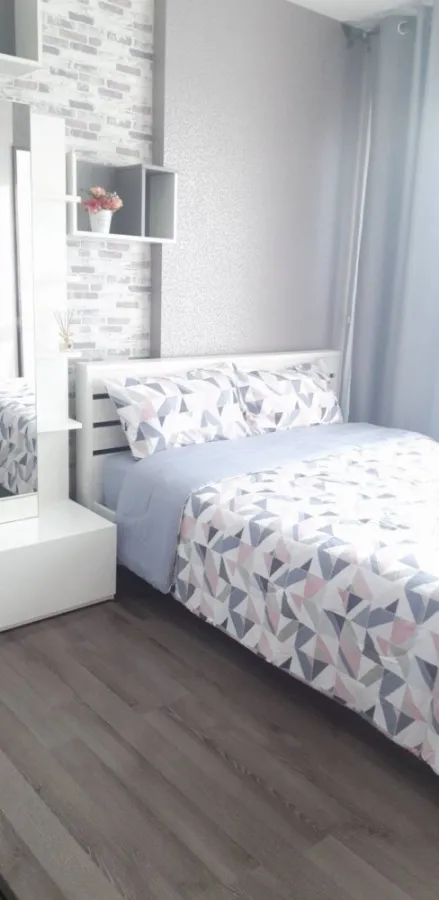 Condo for rent, The Base Park West, fully furnished with built-in furniture The room is ready