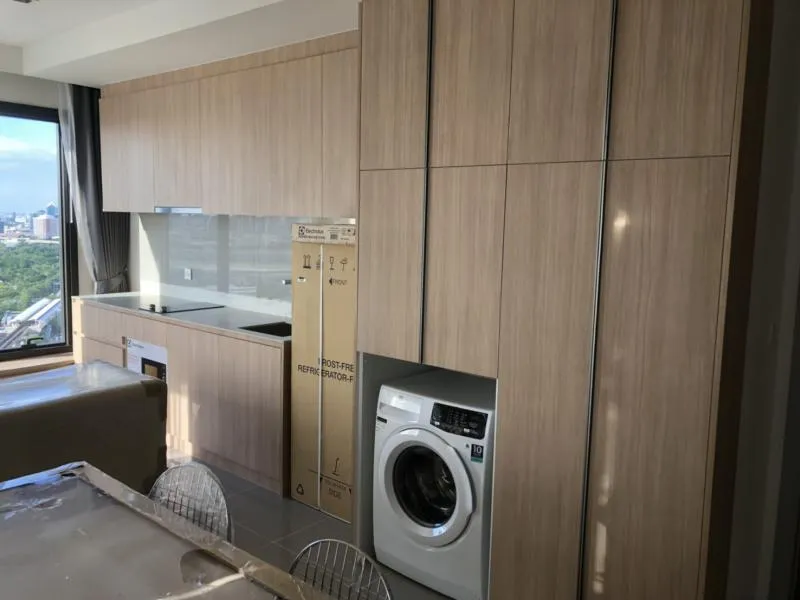 For rent M Jatujak, beautiful room, fully furnished, easy to travel, near the shopping center, easy to find food, if interested, hurry up.