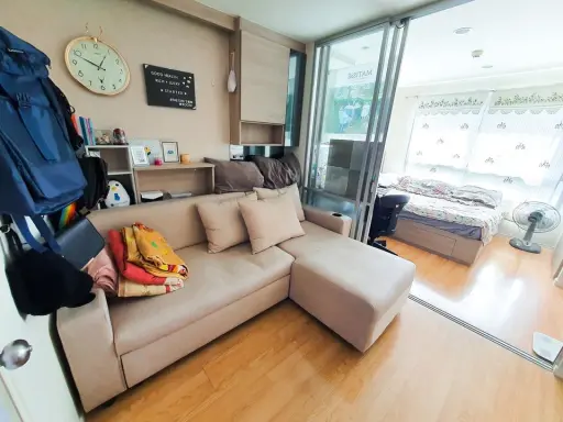 For sale: Lumpini Ville On Nut Phatthanakan, divided into sections. Fully furnished, electrical appliances, ready to move in. Book now.