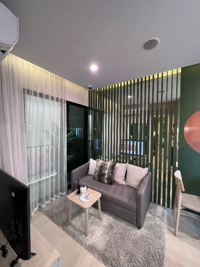Selling down payment Nue Mega Bangna, 1BED room, 10th floor, Mega Bangna view, open view, not blocked, good ventilation, reserve now.