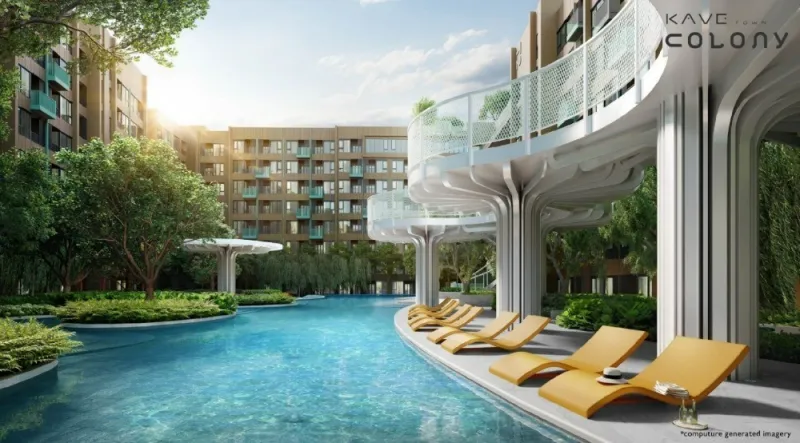 ขายดาวน์ เคฟ ทาวน์ โคโลนี ชั้น 2 วิวนอก โครงการน่าอยู่ แถมมาในราคาสุดคุ้ม ซื้อเลย ด่วนๆ