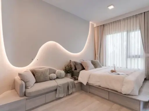 Down payment sale for COBE Ratchada Rama 9, studio room, good location, convenient transportation, comes with complete facilities, reserve now. images