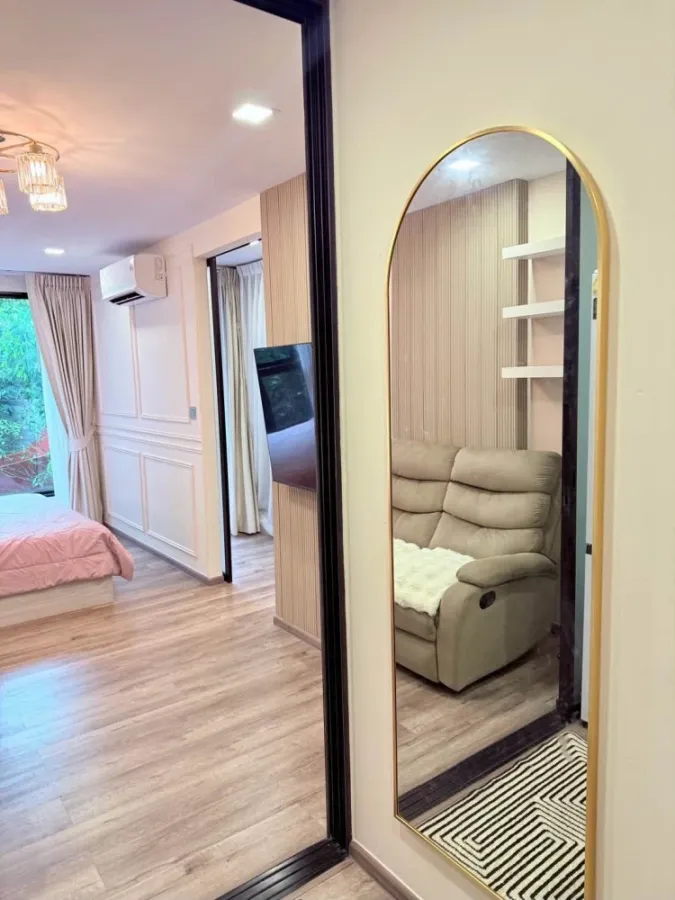 For rent: Kave Embryo Rangsit, beautifully decorated minimalist room, fully furnished, ready to move in.