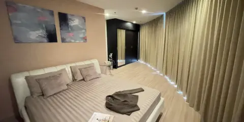 ให้เช่า Sky Walk & Weltz Residence ชั้น 21 ห้องโค้ง วิวรถไฟฟ้า ตกแต่งอย่างดี รีบจองให้ไว