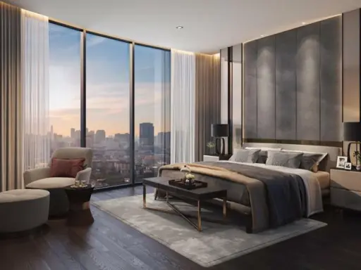Sale down payment AESTIQ Thonglor, size 49 sq m., 12th floor, east, beautiful open view, no block, will not hurry to regret